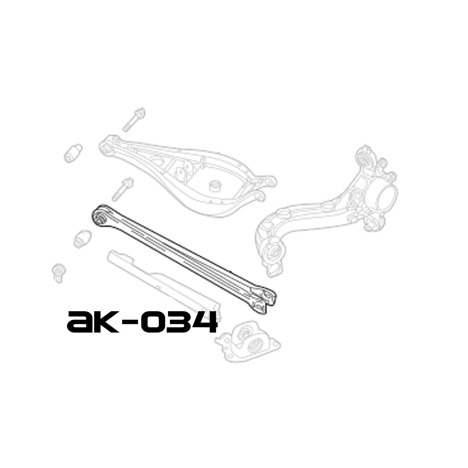 Godspeed BMW Z4 (E85/E89) 2003-16 Adjustable Rear Lower Camber Arms With Spherical Bearings