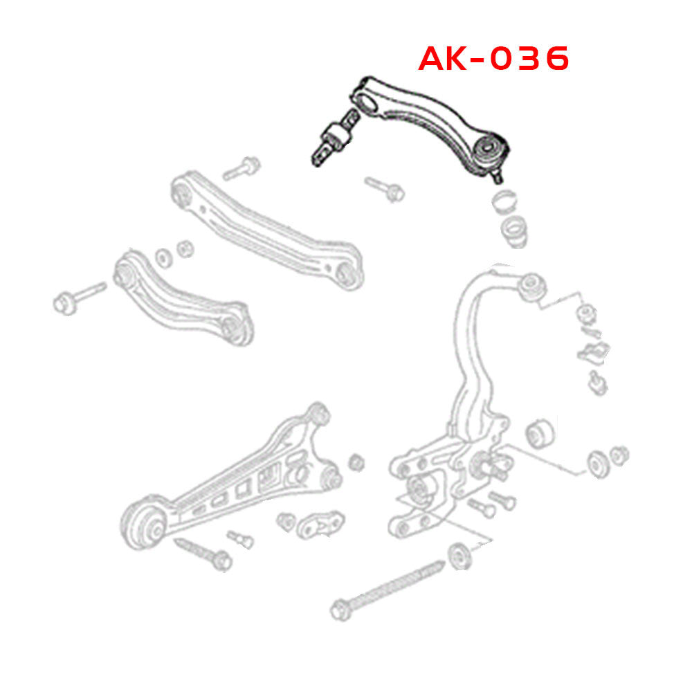 Godspeed Acura TL Adjustable Camber Arms With Ball Joints