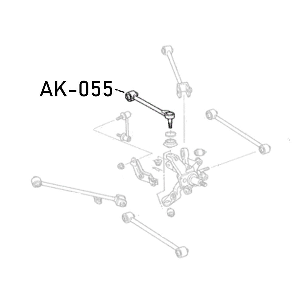 Godspeed Acura RL (KA) 1996-04 Adjustable Rear Camber Arms With Ball Joints