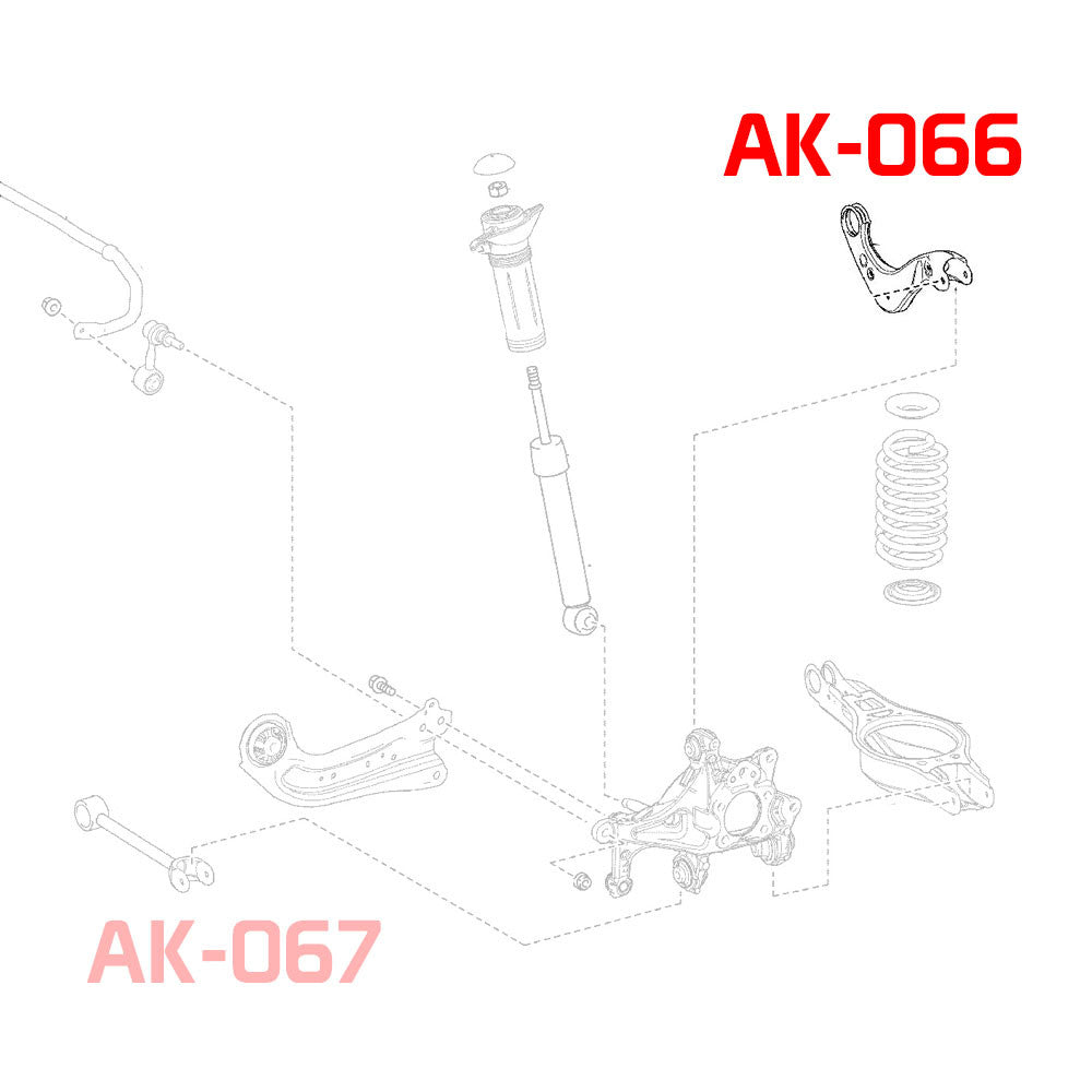 Godspeed Toyota Camry (XV70) 2018-24 Adjustable Camber Rear Control Arms