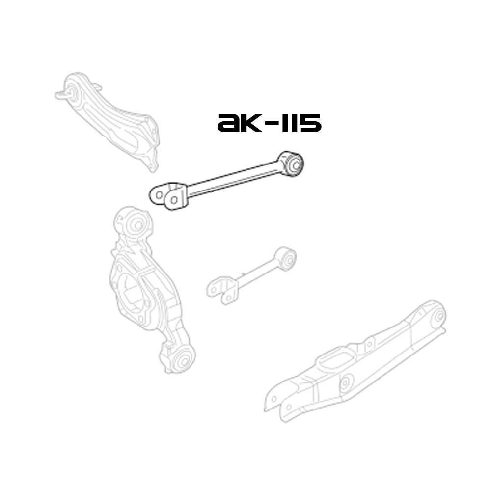 Godspeed Dodge Journey (JC) 2011-19 Adjustable Camber Rear Arms With Spherical Bearings