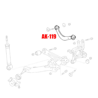 Godspeed Pontiac Vibe AWD 2003-06 Adjustable Rear Camber Arms With Spherical Bearings