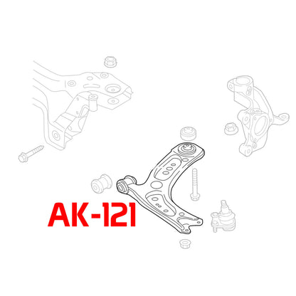 Godspeed Audi A3/RS3/S3 (8V) 2015-20 Adjustable Front Lower Control Arms With Spherical Bearings
