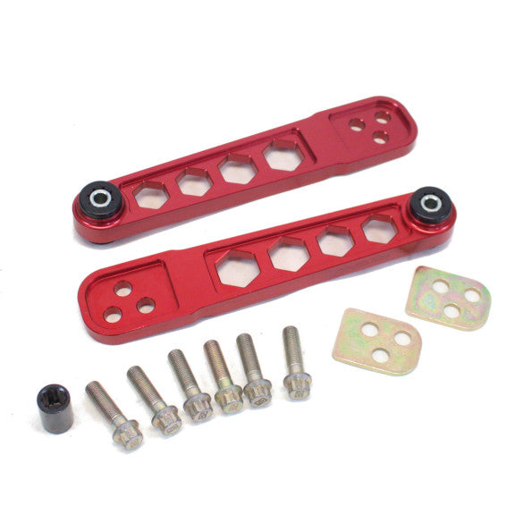 Godspeed Honda CR-V (RD4-8) 2002-06 Ver.2 Billet Aluminum Rear Lower Control Arms Red