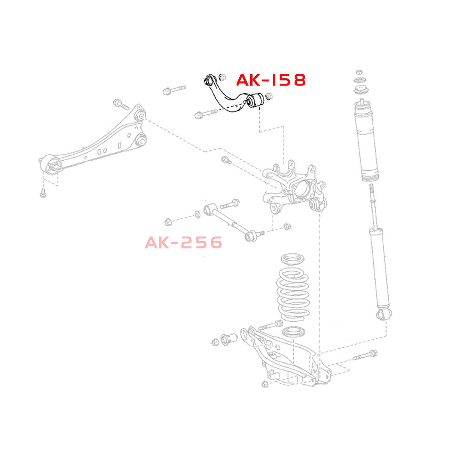 Godspeed Scion tC (AGT20) 2011-16 Adjustable Rear Upper Control Arms With Spherical Bearings