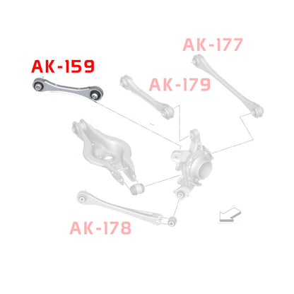 Godspeed BMW 2-Series (F22/F23) Adjustable Rear Arms With Spherical Bearings