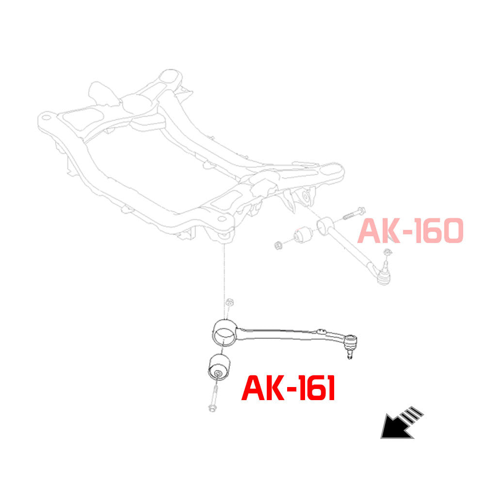 Godspeed Hyundai Genesis Coupe (BK) 2009-16 Adjustable Front/Rear Arms With Spherical Bearings