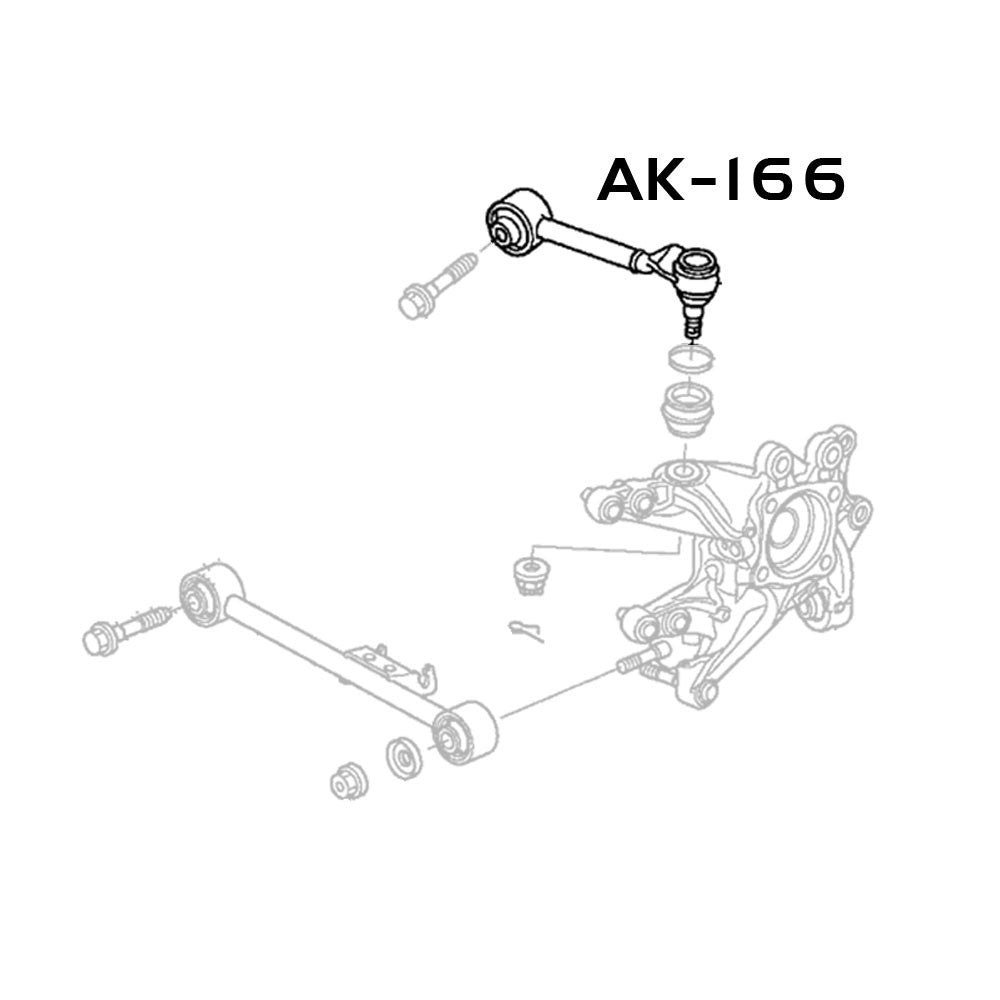 Godspeed Honda Odyssey (RL3) 2005-10 Adjustable Rear Camber Arms And Ball Joints