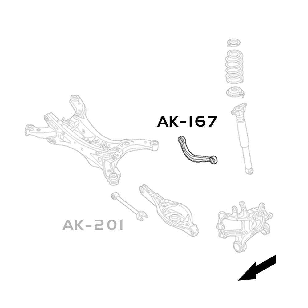 Godspeed Mazda6 (GJ/GL) 2014-21 Adjustable Rear Arms With Spherical Bearings