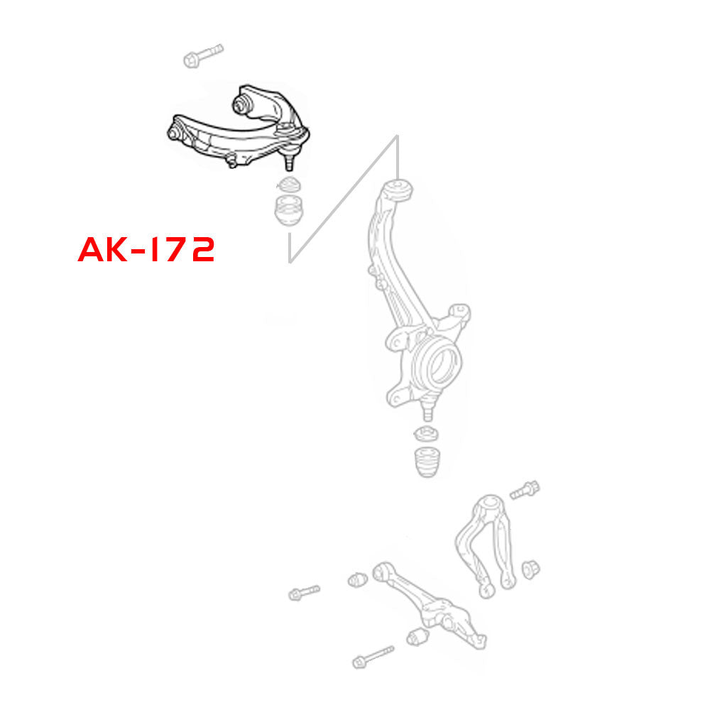 Godspeed Acura TL Adjustable Camber Arms With Ball Joints