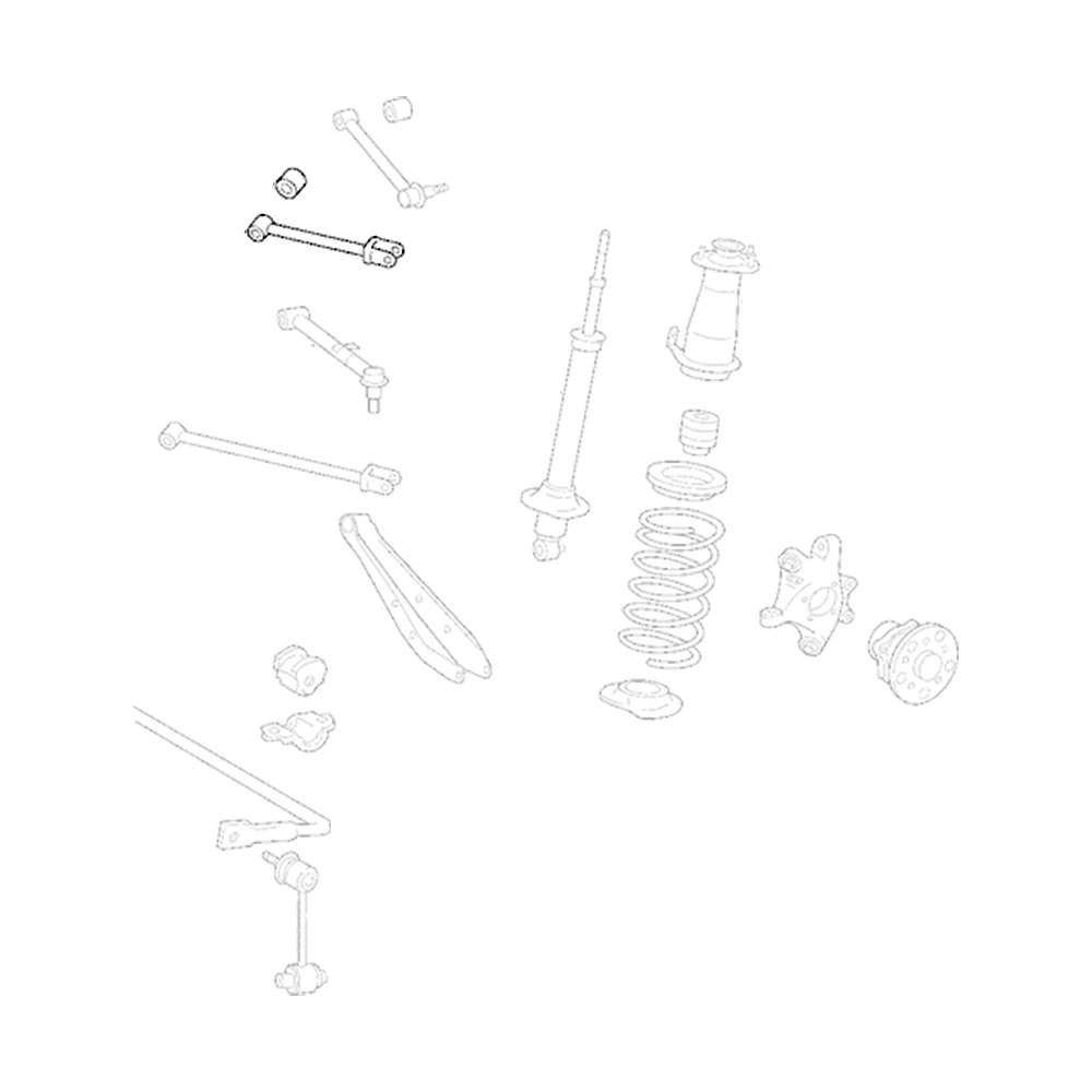 Godspeed Lexus GS (S190) 2006-11 Adjustable Rear Upper Forward Arms