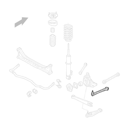 Godspeed Porsche Boxster (986) Adjustable Arms With Spherical Bearings