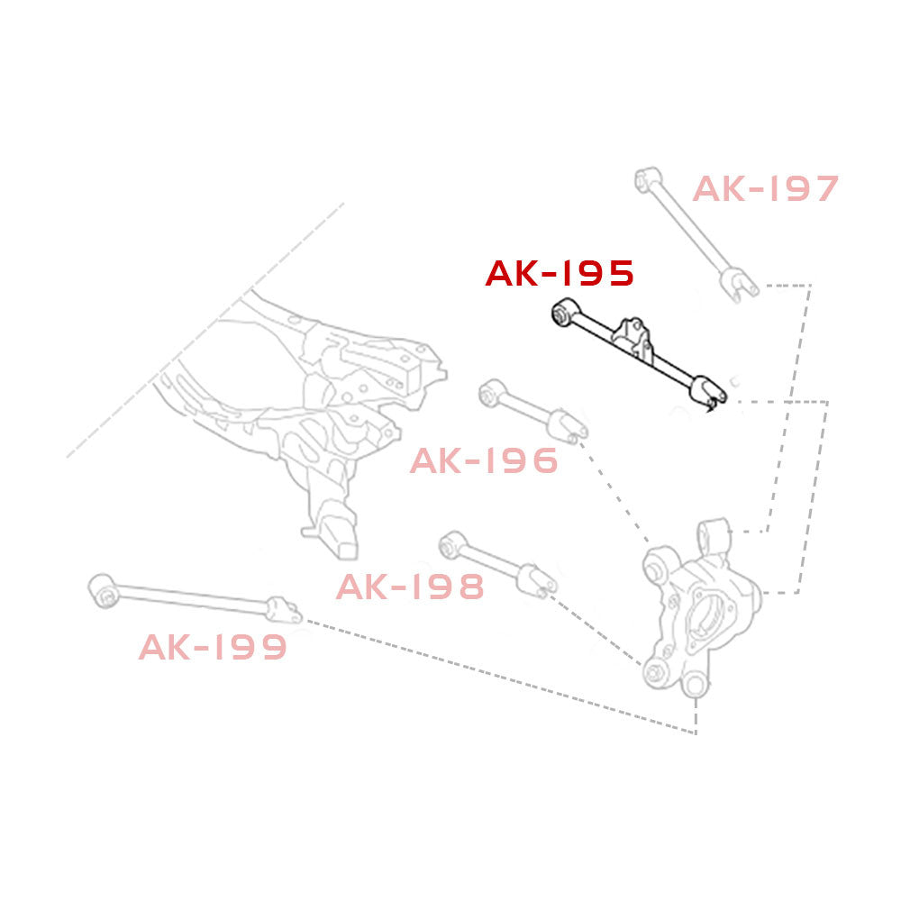 Godspeed Mazda Miata (ND) 2016-22 Adjustable Rear Toe Arms With Spherical Bearings