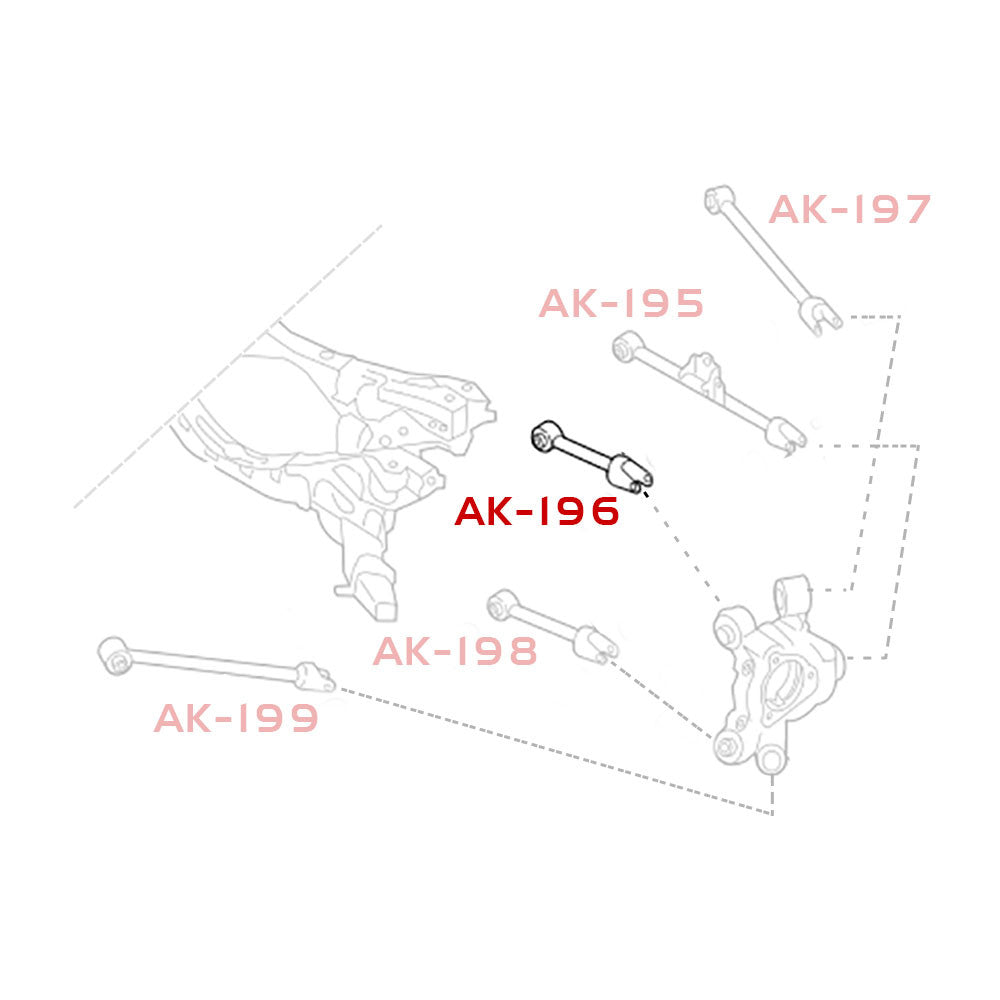 Godspeed Mazda Miata (ND) 2016-23 Adjustable Rear Arms With Spherical Bearings