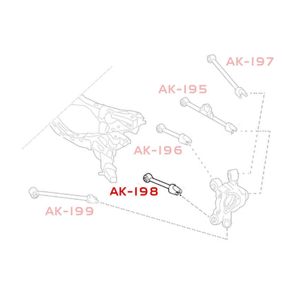 Godspeed Mazda Miata (ND) 2016-23 Adjustable Rear Arms With Spherical Bearings