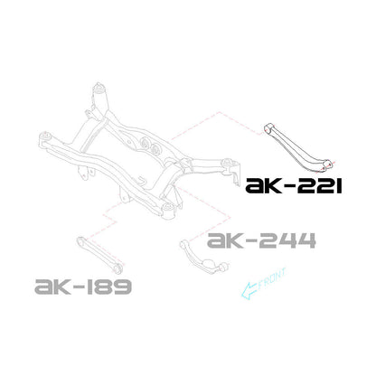 Godspeed Subaru Outback (BE/BH) Adjustable Rear Arms With Spherical Bearings