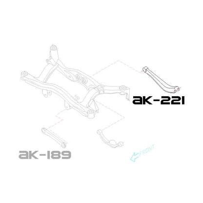 Godspeed Subaru Baja (BT) 2003-06 Adjustable Rear Arms With Spherical Bearings