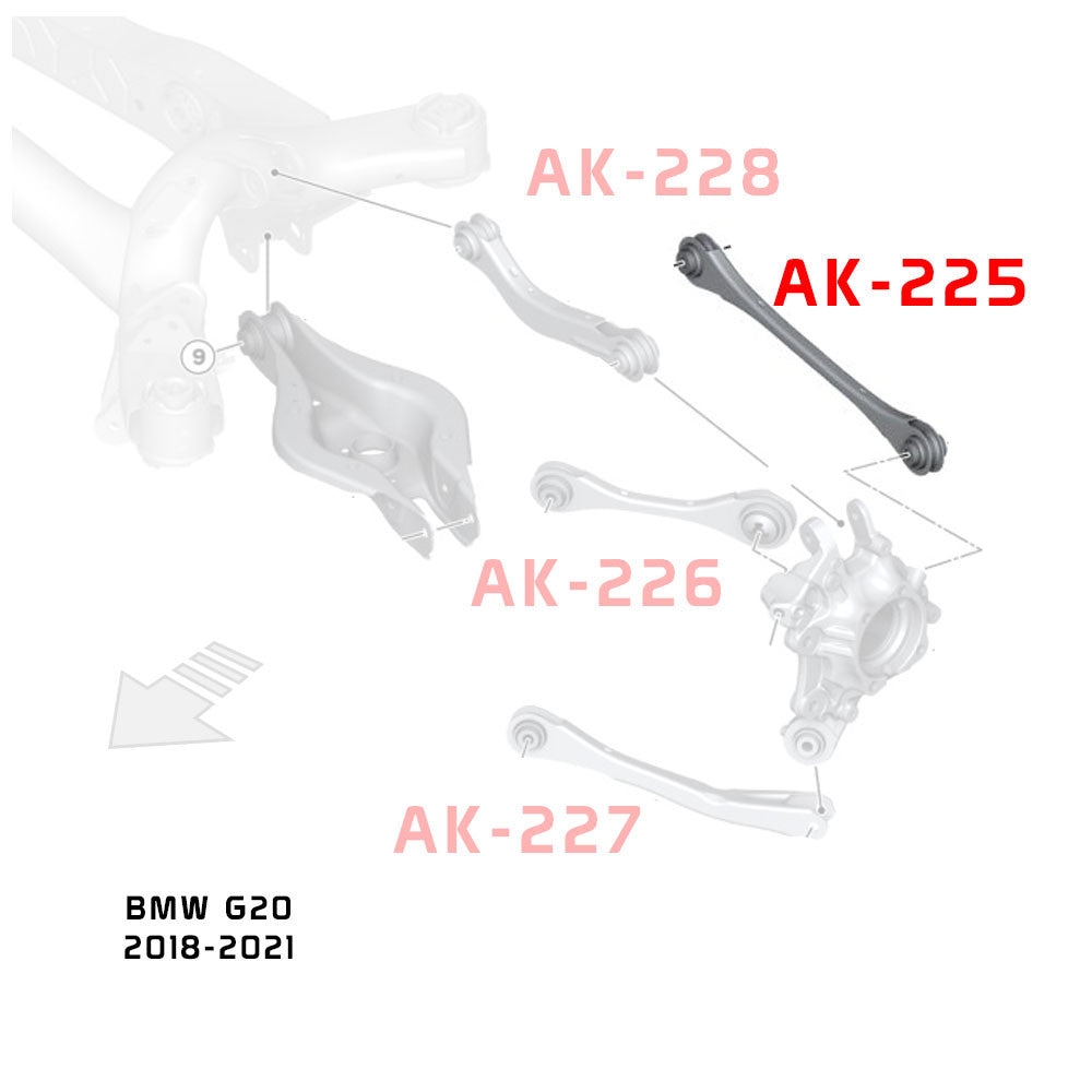 Godspeed BMW 4-Series (G22/G23/G26) 2020-24 Adjustable Rear Arms