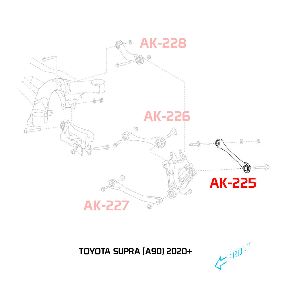 Godspeed Toyota Supra (A90/A91) Adjustable Rear Arms