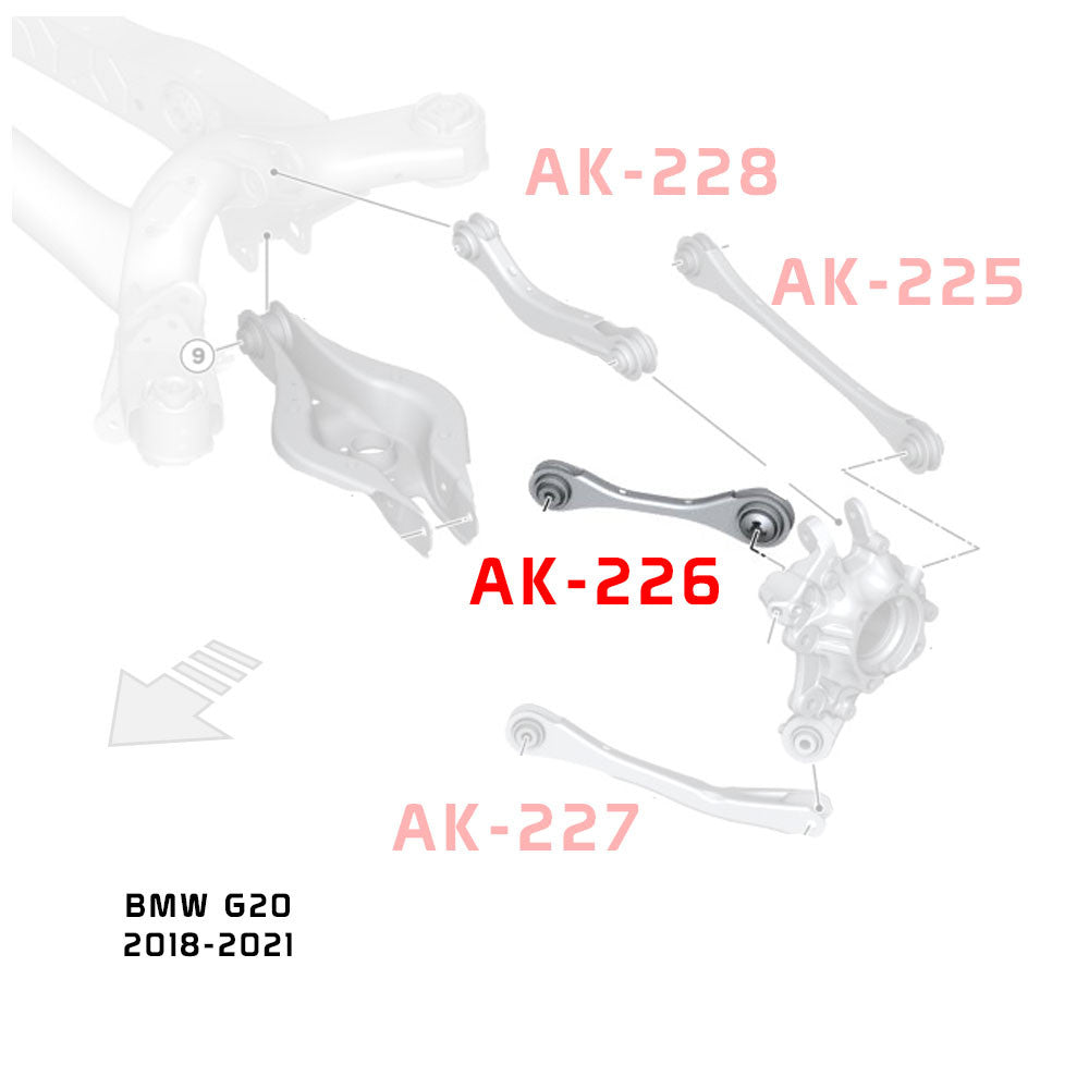 Godspeed BMW 4-Series (G22/G23/G26) 2020-24 Adjustable Rear Arms