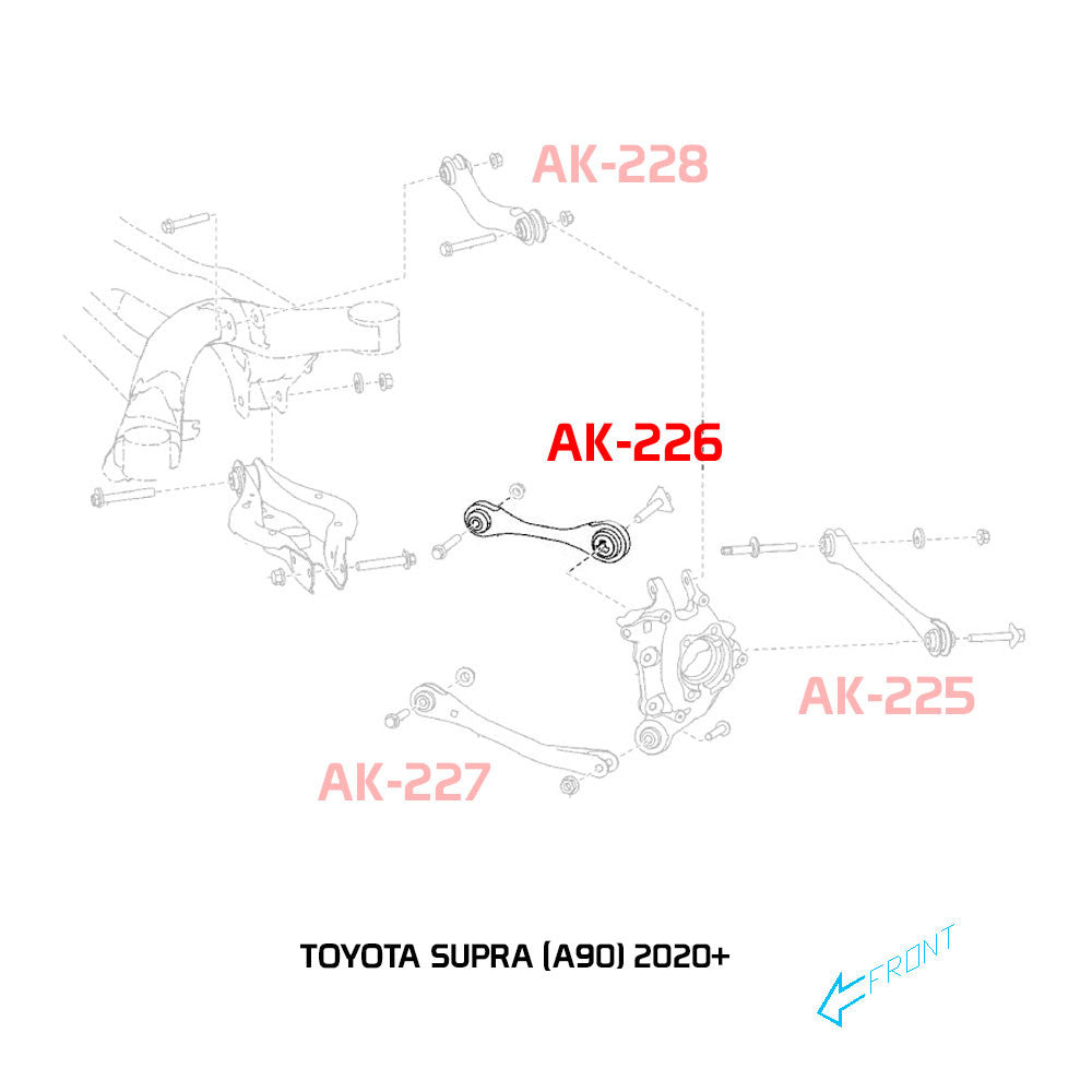 Godspeed Toyota Supra (A90/A91) Adjustable Rear Arms