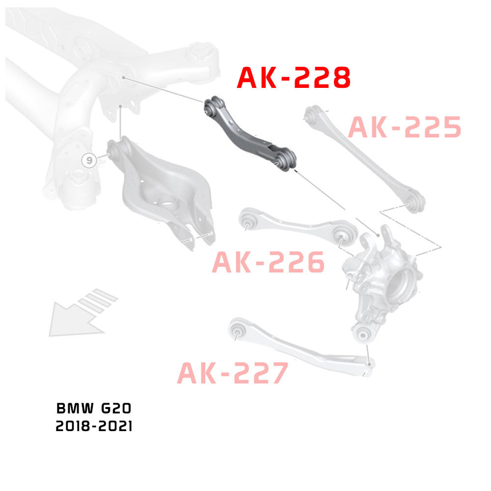 Godspeed BMW 3-Series (G20) 2019-24 Adjustable Rear Arms