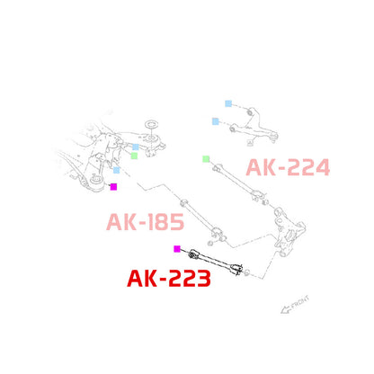 Godspeed Infiniti Q70/Q70L (Y51) 2014-19 Adjustable Rear Toe Arms
