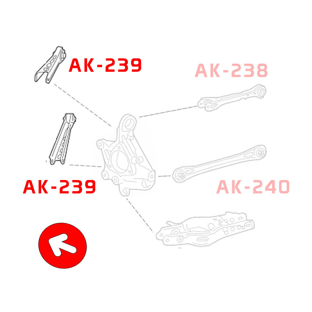 Godspeed Chevrolet Camaro 2016-24 Adjustable Arms/Rod With Spherical Bearings