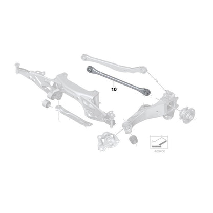 Godspeed BMW X2 (F39) 2018-23 Adjustable Rear Camber Arms With Spherical Bearings