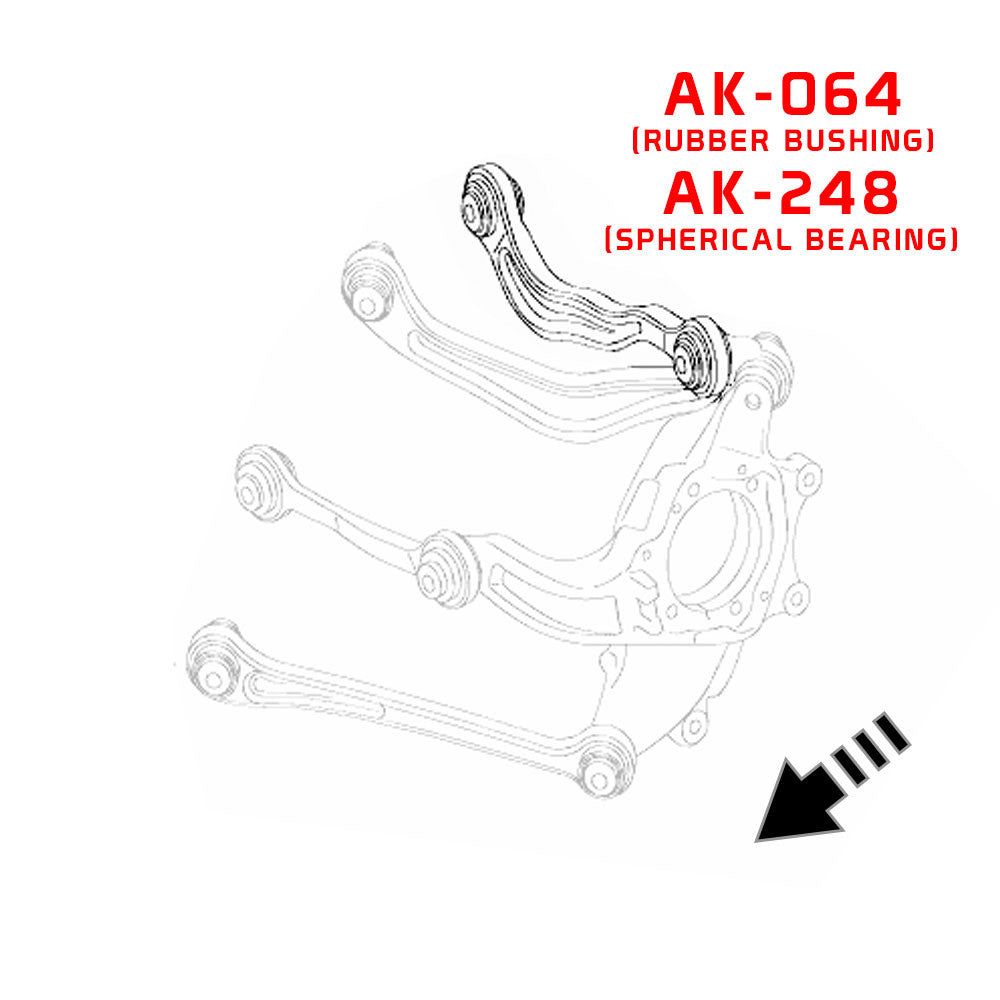 Godspeed Mercedes-Benz CL500/CL550 (C216) 2007-14 Adjustable Camber Arms With Spherical Bearings