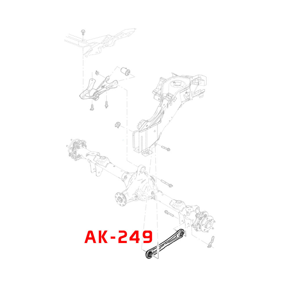 Godspeed Ford Mustang (S197) 2005-14 Adjustable Lower Control Arms With Spherical Bearings