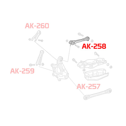 Godspeed Cadillac CTS 2014-19 Adjustable Rear Arms With Spherical Bearings