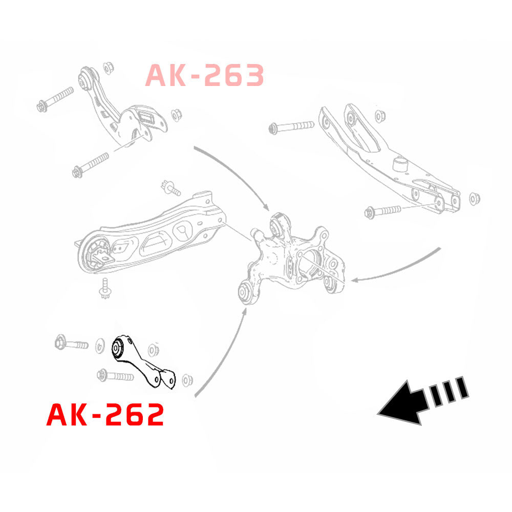 Godspeed Mercedes-Benz CLA-Class (C117) 2014-19 Adjustable Rear Arms With Spherical Bearings