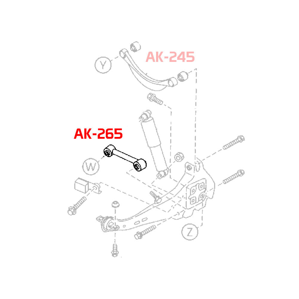 Godspeed Lincoln MKZ 2007-12 Adjustable Rear Arms With Spherical Bearings