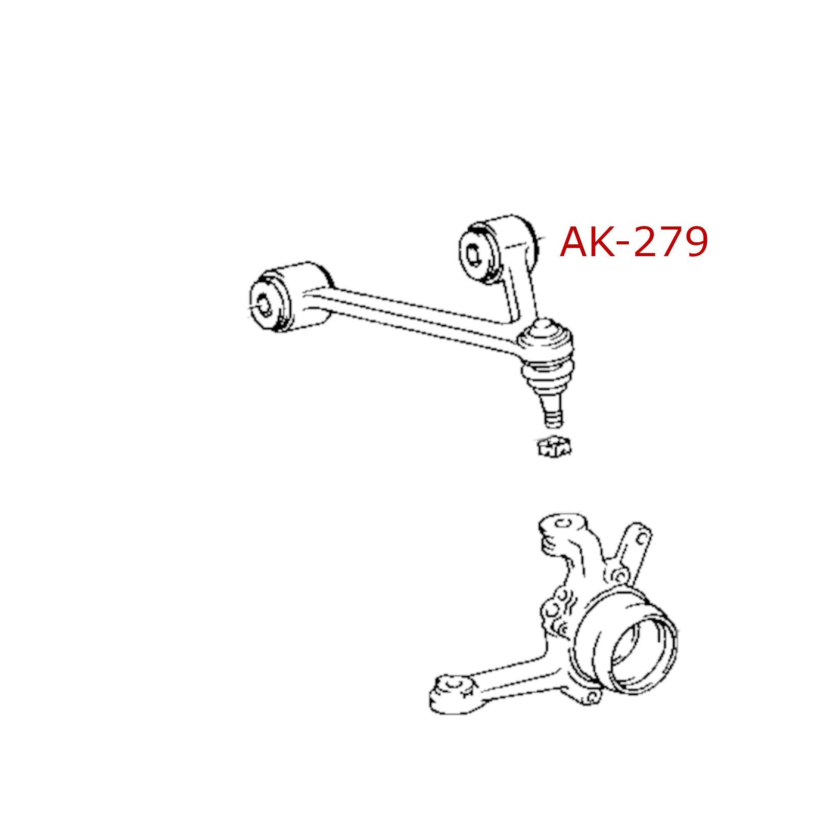 Godspeed Toyota Supra (A80) 1993-98 Adjustable Front Camber Arms With Spherical Bearings