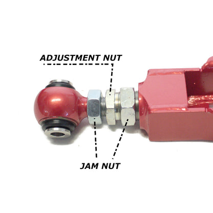 Godspeed Subaru Outback (BR/BS) 2010-19 Adjustable Rear Lower Control Arms With Spherical Bearings