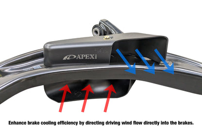 APEXi A'PEXi - N1 Brake Air Shroud (Brake Duct) Kit - Toyota GR86 / Subaru BRZ (2022+) & Scion FR-S / Toyota 86 / Subaru BRZ (2013~2021)