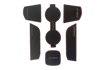 APEXi A'PEXi - Carbon Style Leather Mat - Toyota GR86 / Subaru BRZ (2022+)