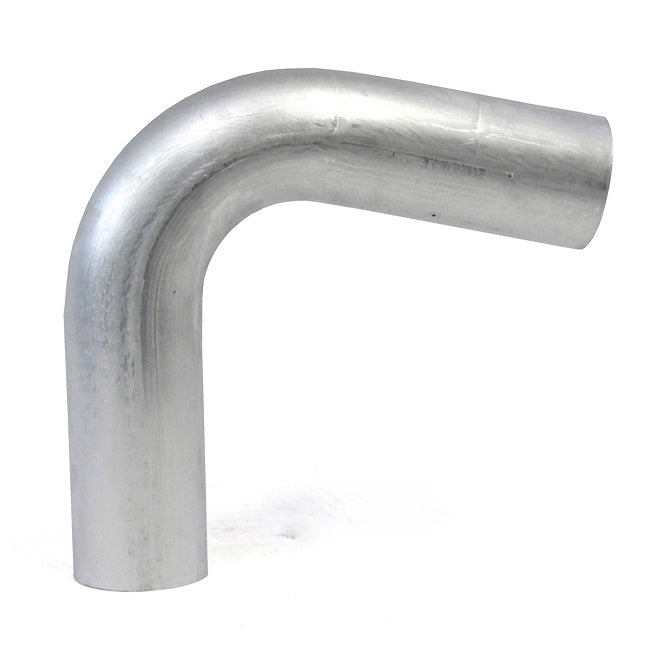 HPS Performance Products HPS 4-1/2" OD 110 Degree Bend 6061 Aluminum Elbow Pipe Tubing 15 Gauge w/ 6" CLR