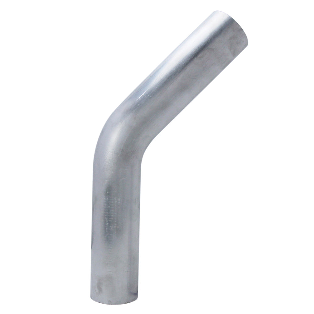 45 Degree Bend 6061 Aluminum Elbow Pipe Tubing, Mandrel Bent, Mill Finish