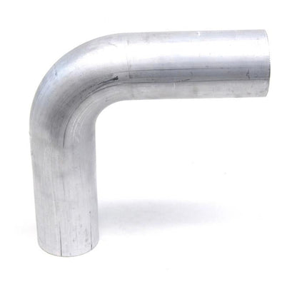 HPS Performance Products HPS 3-1/2" OD 90 Degree Bend 6061 Aluminum Elbow Pipe Tubing 16 Gauge, Mandrel Bent, Mill Finish