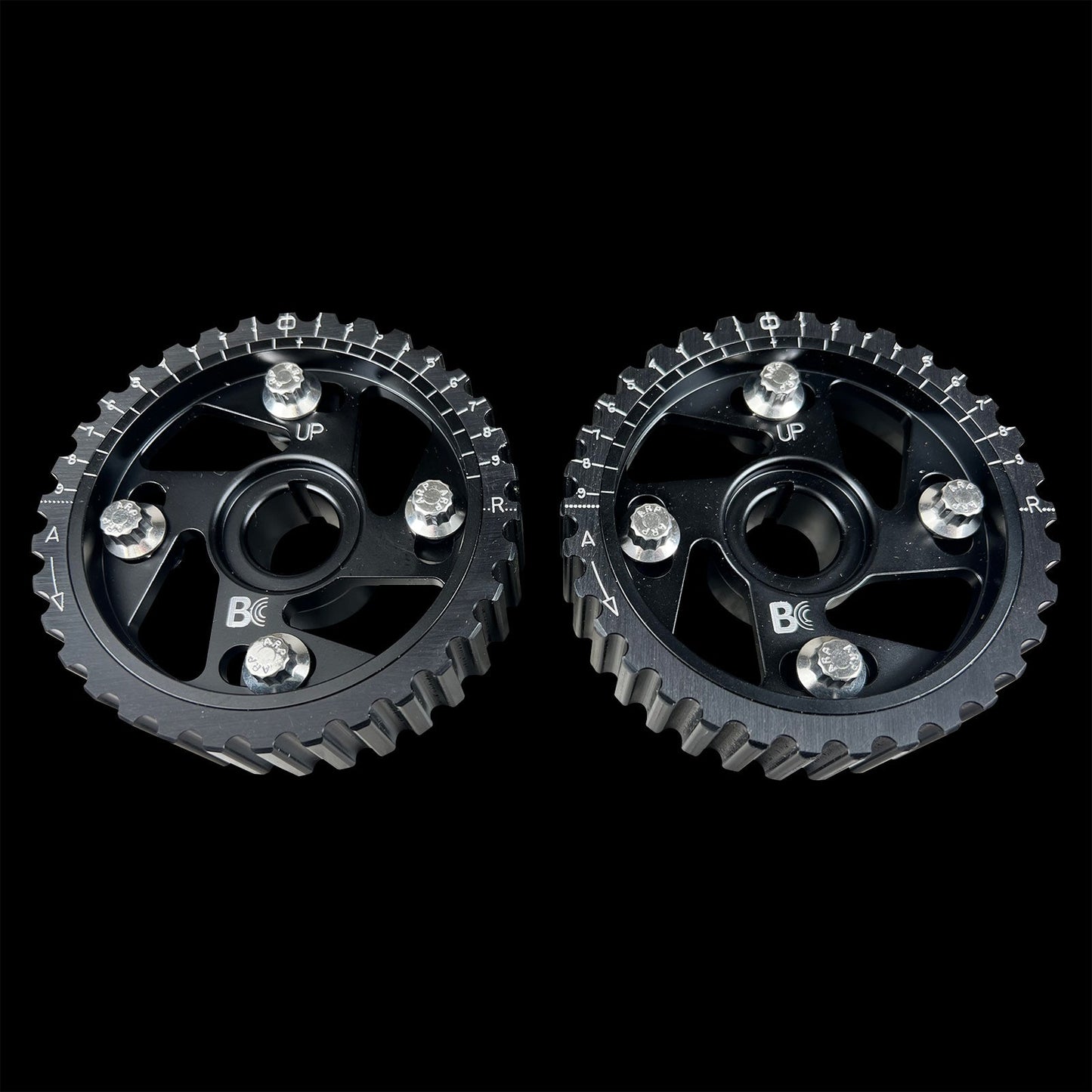 Brian Crower Honda B Series Adjustable Cam Gears - All Black BC8801B