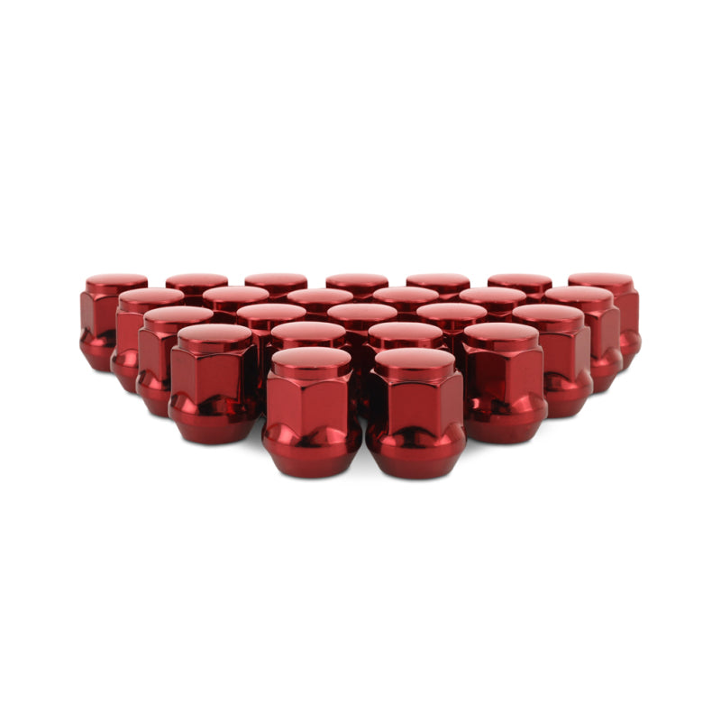 Mishimoto Steel Acorn Lug Nuts M14 x 1.5 - 24pc Set - Red MMLG-AC1415-24RD MMLG-AC1415-24RD User 1