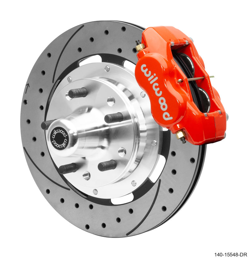 Wilwood 55-57 Chevrolet Bel Air Forged Dynalite Front Big Brake Kit - Red 140-15548-DR 140-15548-DR User 1