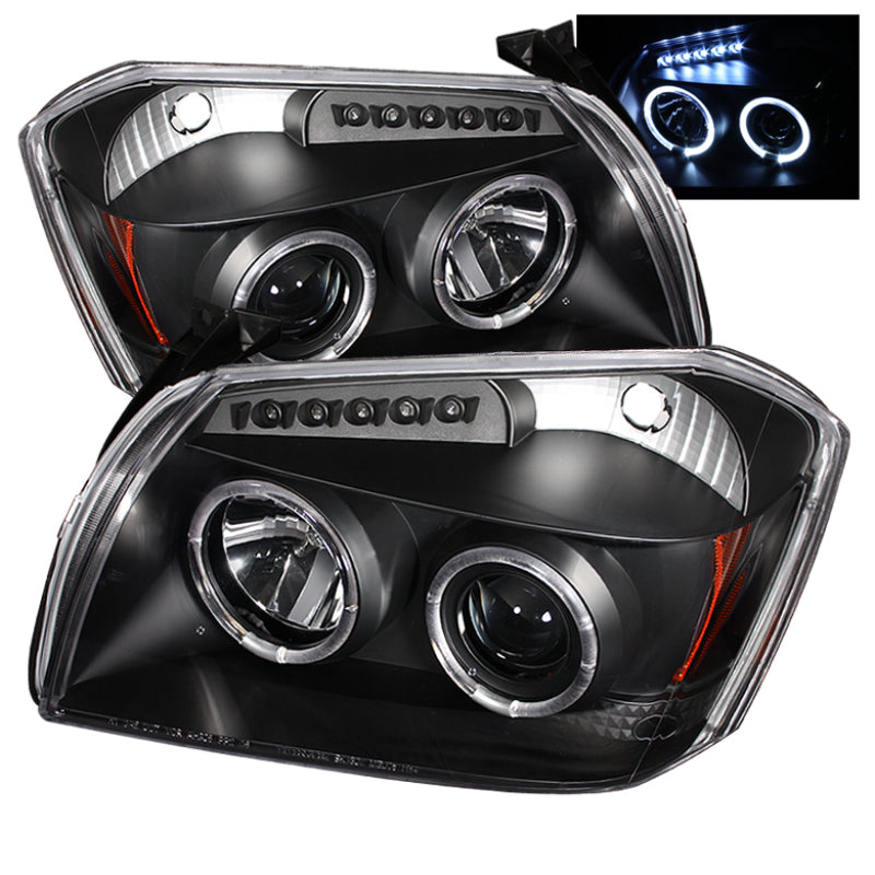 Spyder Dodge Magnum 05-07 Projector Headlights LED Halo LED Blk (Not Included) PRO-YD-DMAG05-LED-BK 5009876 5009876 Photo - Primary