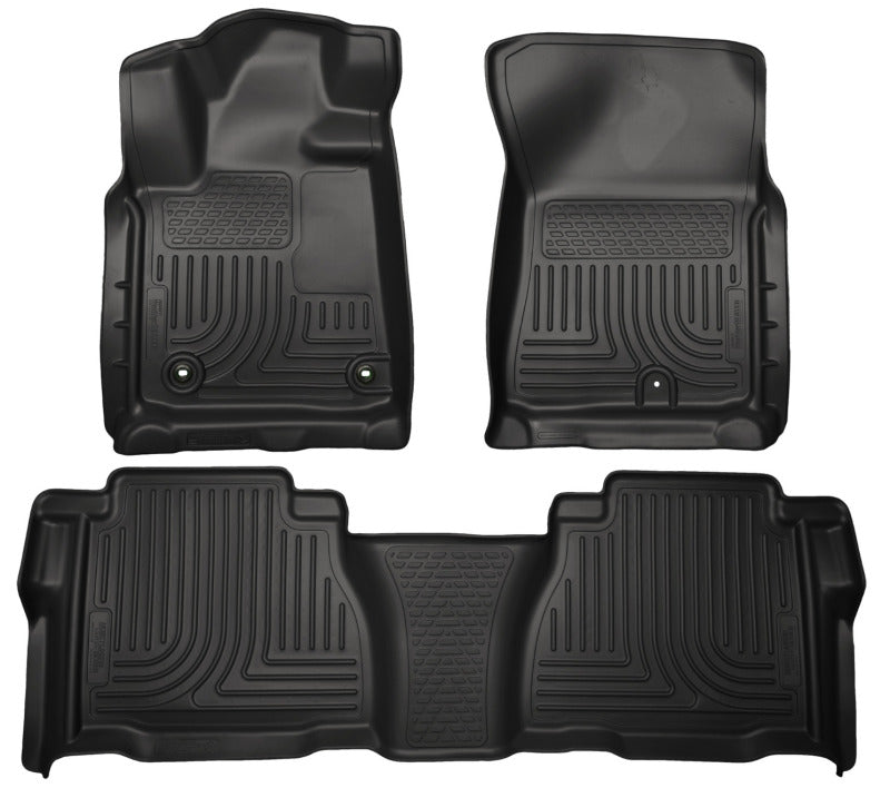 Husky Liners 12-13 Toyota Tundra Weatherbeater Black Front & 2nd Seat Floor Liners 99591 Photo - Primary
