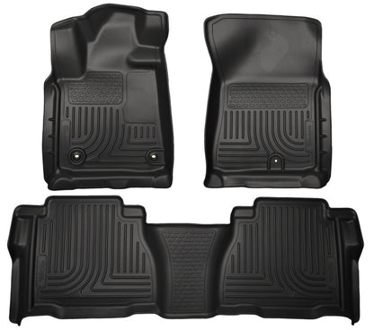 Husky Liners 12-13 Toyota Tundra Weatherbeater Black Front & 2nd Seat Floor Liners 99591 Photo - Primary