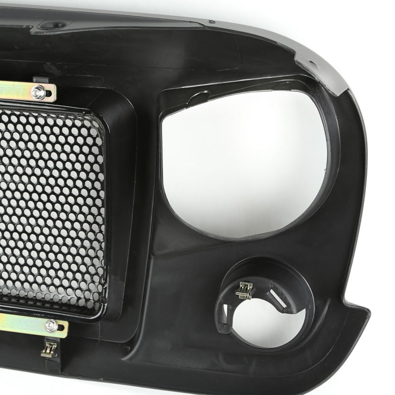Rugged Ridge Spartan Grille,Satin Black;07-18 Jeep Wrangler JK 12034.01 Photo - Unmounted