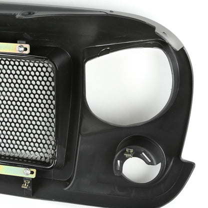 Rugged Ridge Spartan Grille,Satin Black;07-18 Jeep Wrangler JK 12034.01 Photo - Unmounted