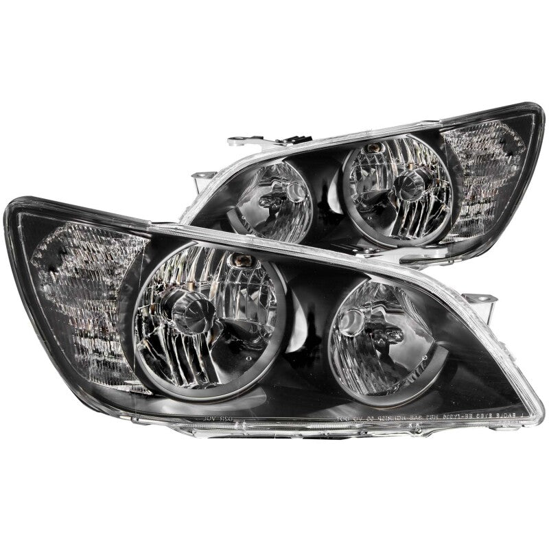 Anzo 2001-2005 Lexus Is300 Crystal Headlights Black 14HBP 121210 Photo - Primary
